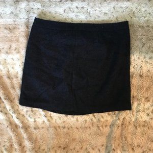 Gap navy blue tweed mini skirt